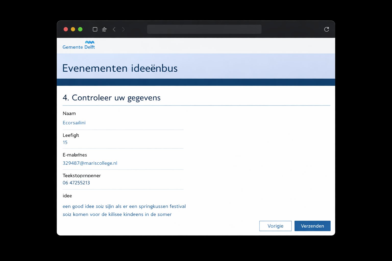Youth Voting Platform