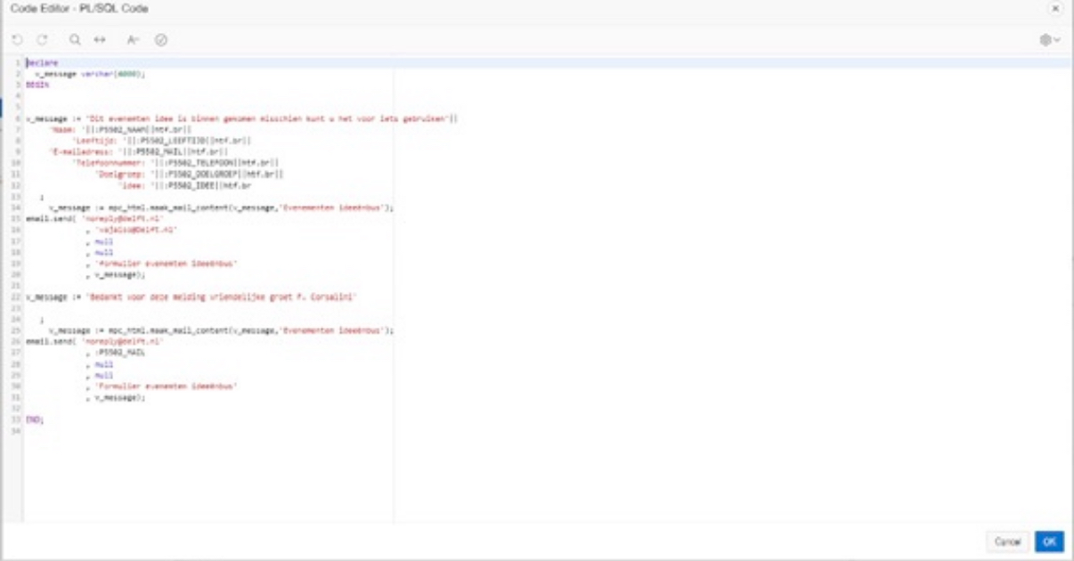 Step 3: Backend & email logic
